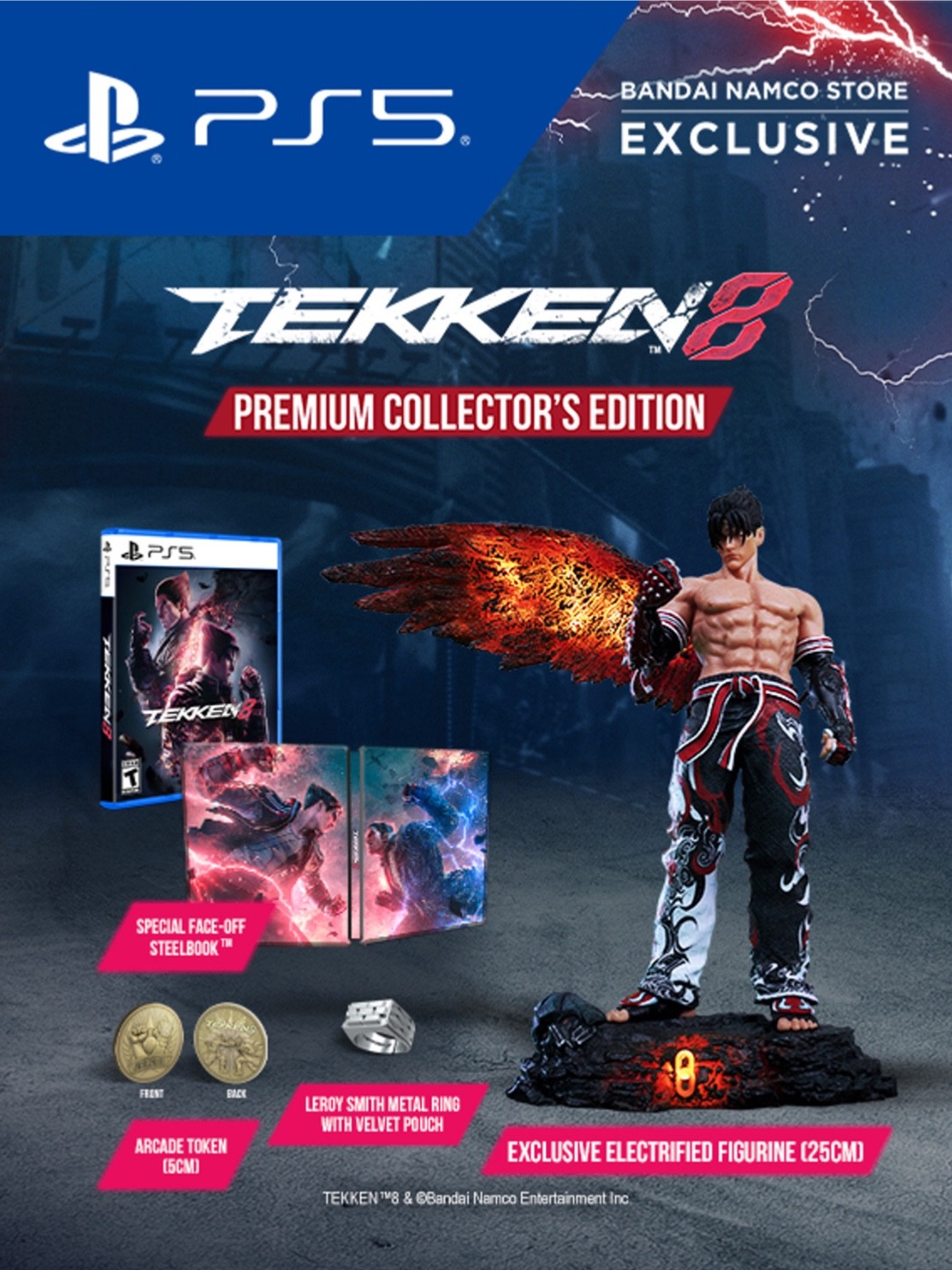 Tekken 8 Premium Collector’s Edition (Sony PlayStation 5) PS5 Brand New Sealed