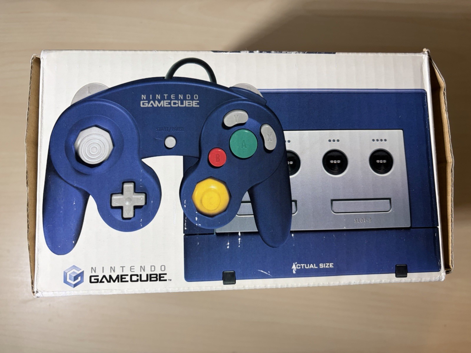 Nintendo GameCube Indigo Game Console DOL-001 NTSC Open Box