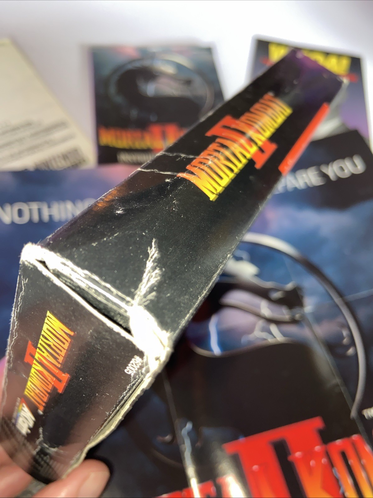 Vintage 1994 Mortal Kombat 2 Super Nintendo Snes W/ Box, Manual, & Poster