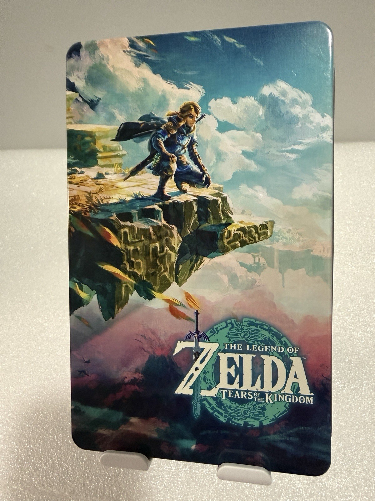 The Legend of Zelda: BOTW+TOTK CUSTOM Steelbook 2 X Slots Case Switch (NO GAME)