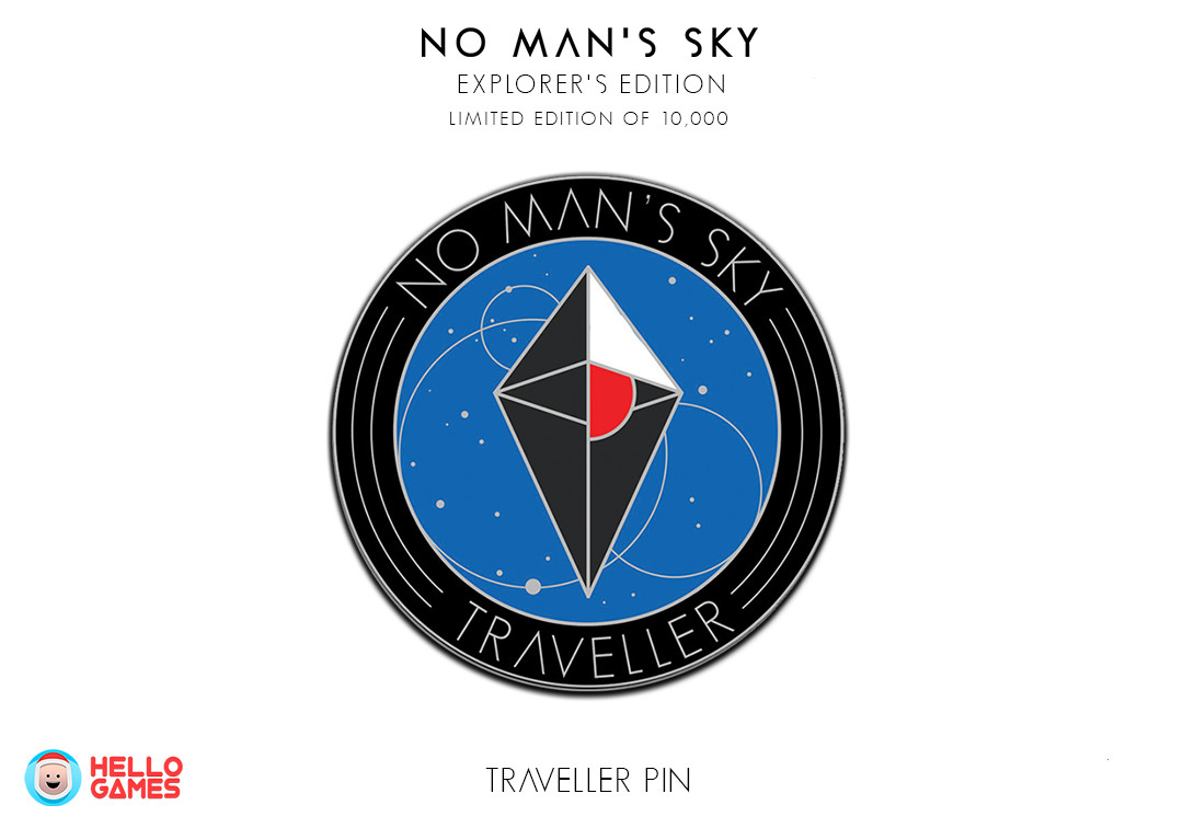No Man’s Sky Traveller Pin – Limited from Explorers Collectors Edition – Mans