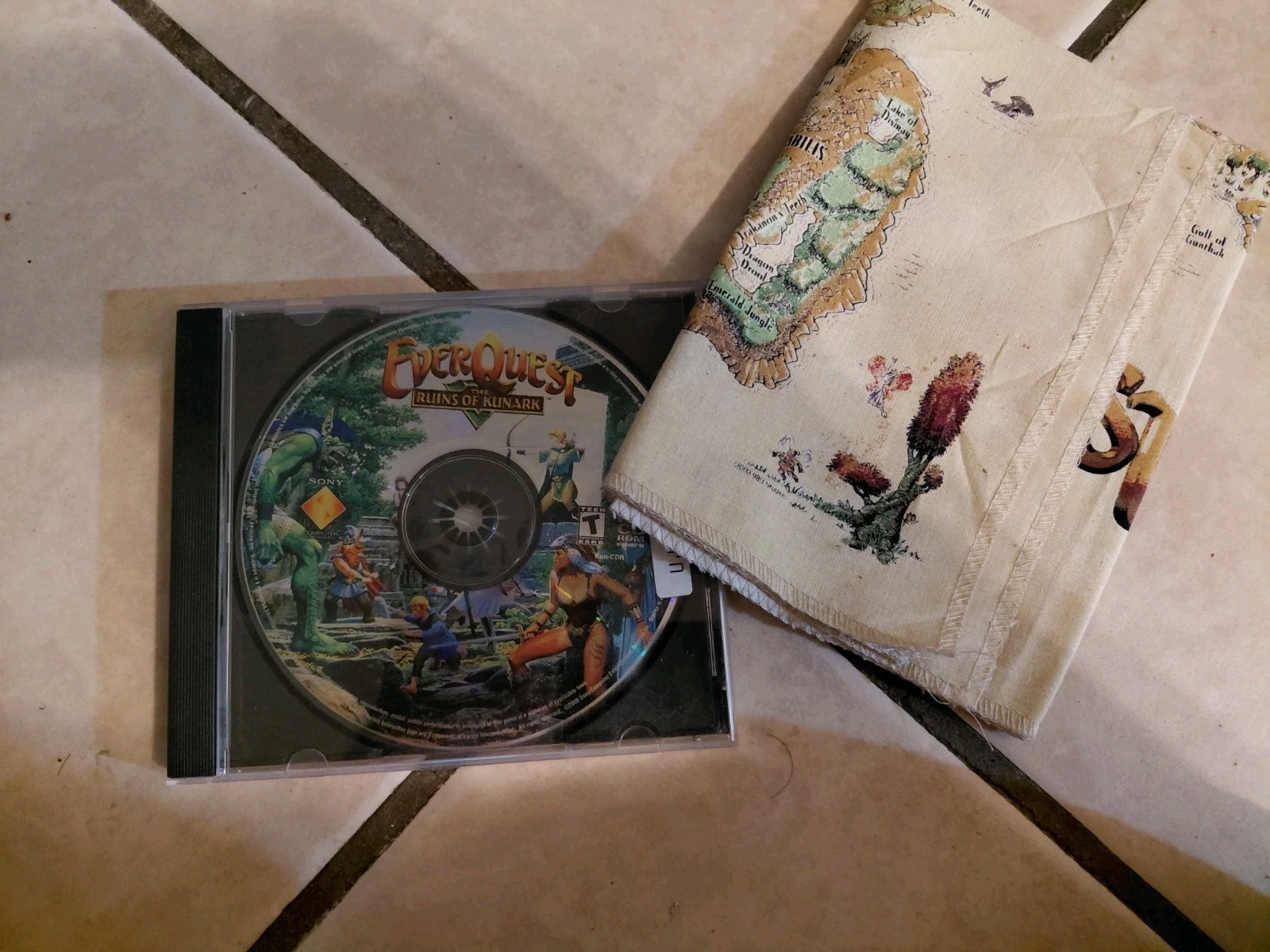 EverQuest: The Ruins of Kunark, With Map (PC, 2000)