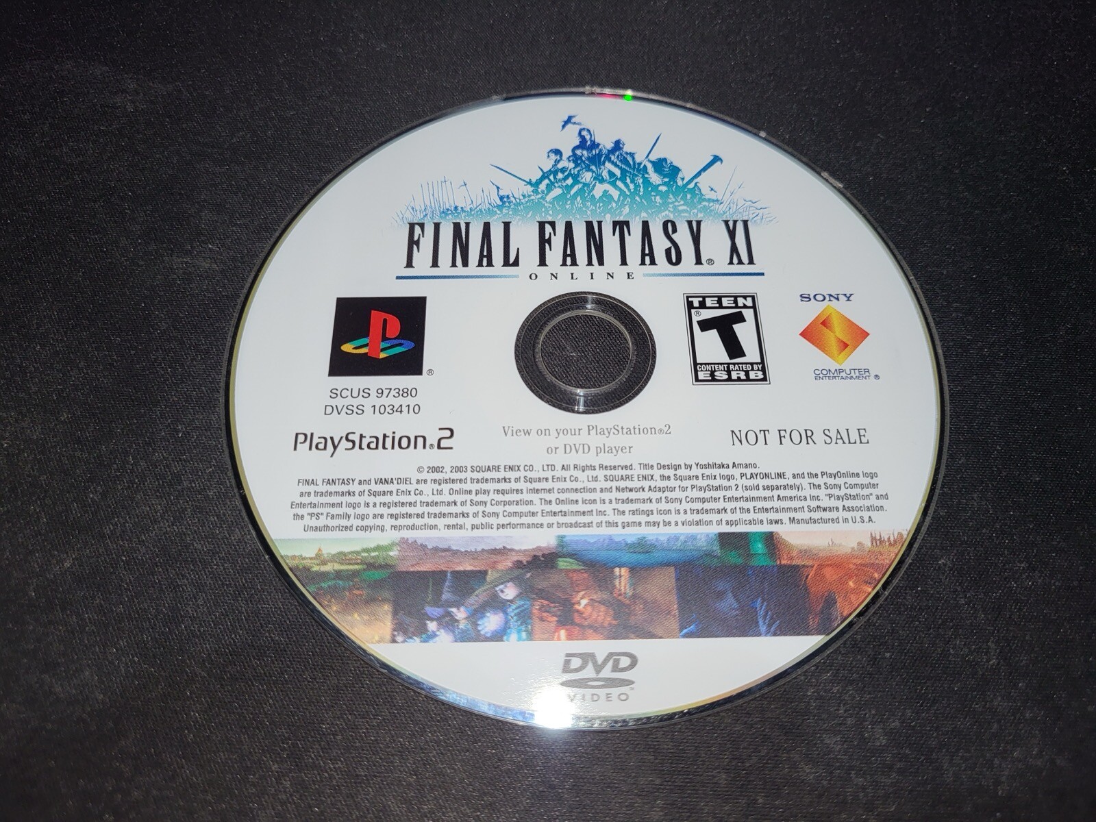 Final Fantasy XI Online DVD Video NFR Sony Playstation 2 PS2 NEW SEALED RARE!