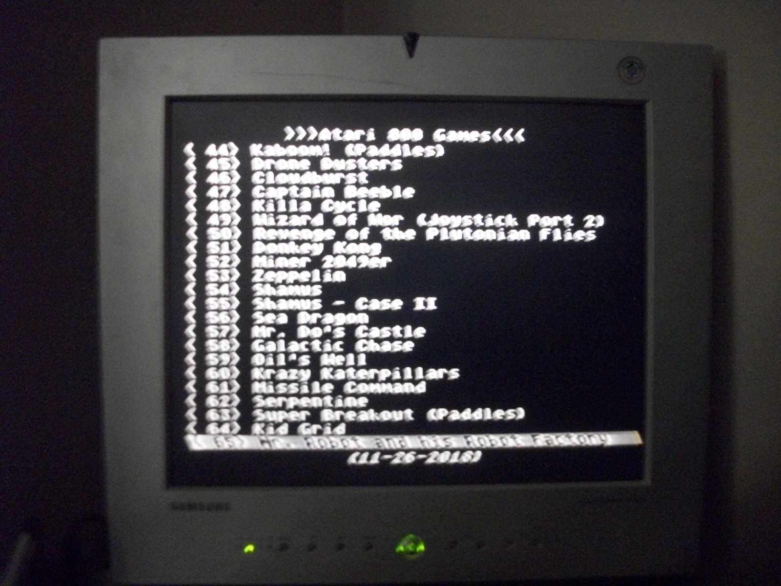 ATARI 8MBIT CART 76 GAMES FOR ATARI 800XL