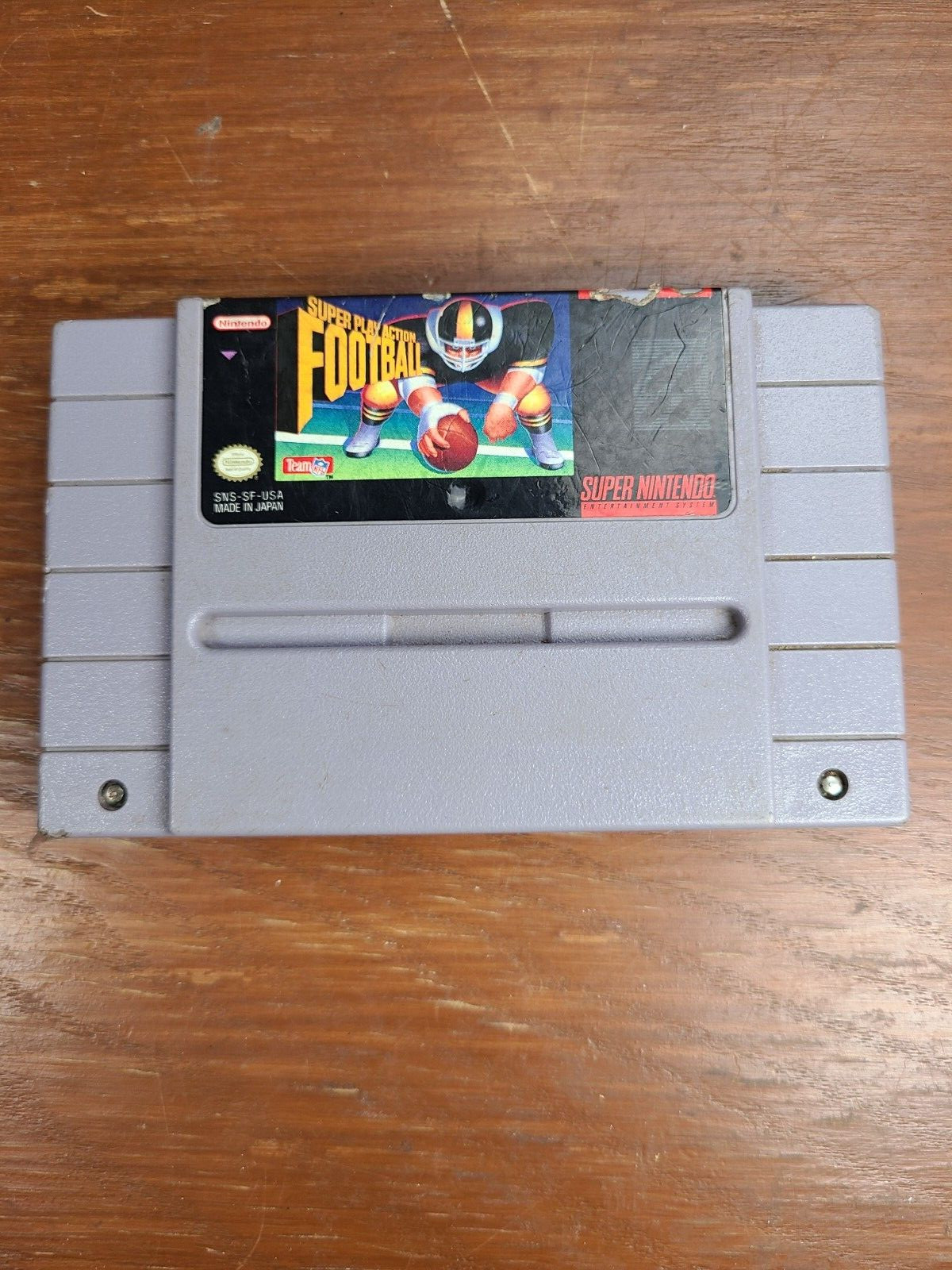 Super Play Action Football (Super Nintendo SNES, 1991) Cartridge ONLY Tested