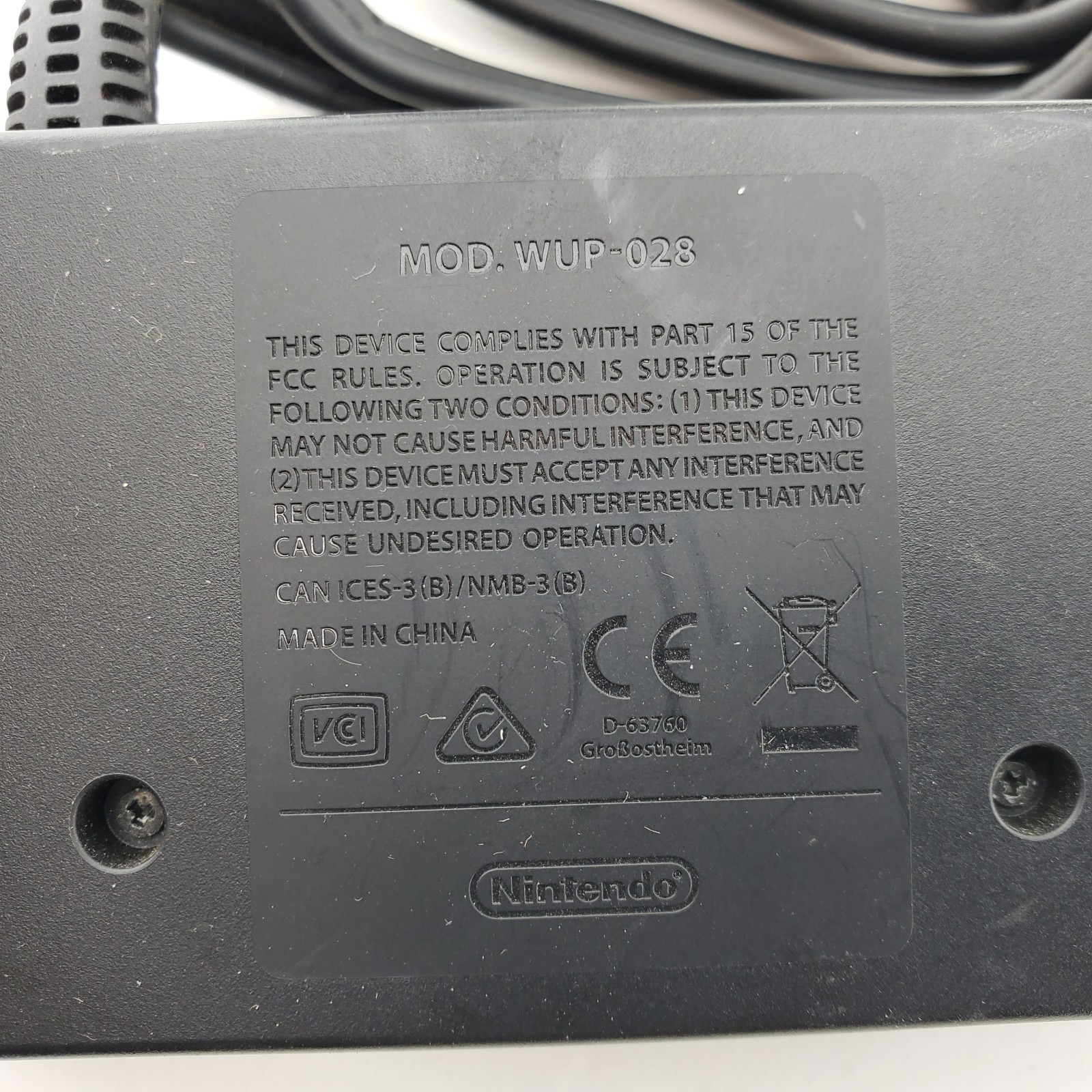 Nintendo WUP-028 GameCube Controller Adapter For Nintendo Wii U / Switch