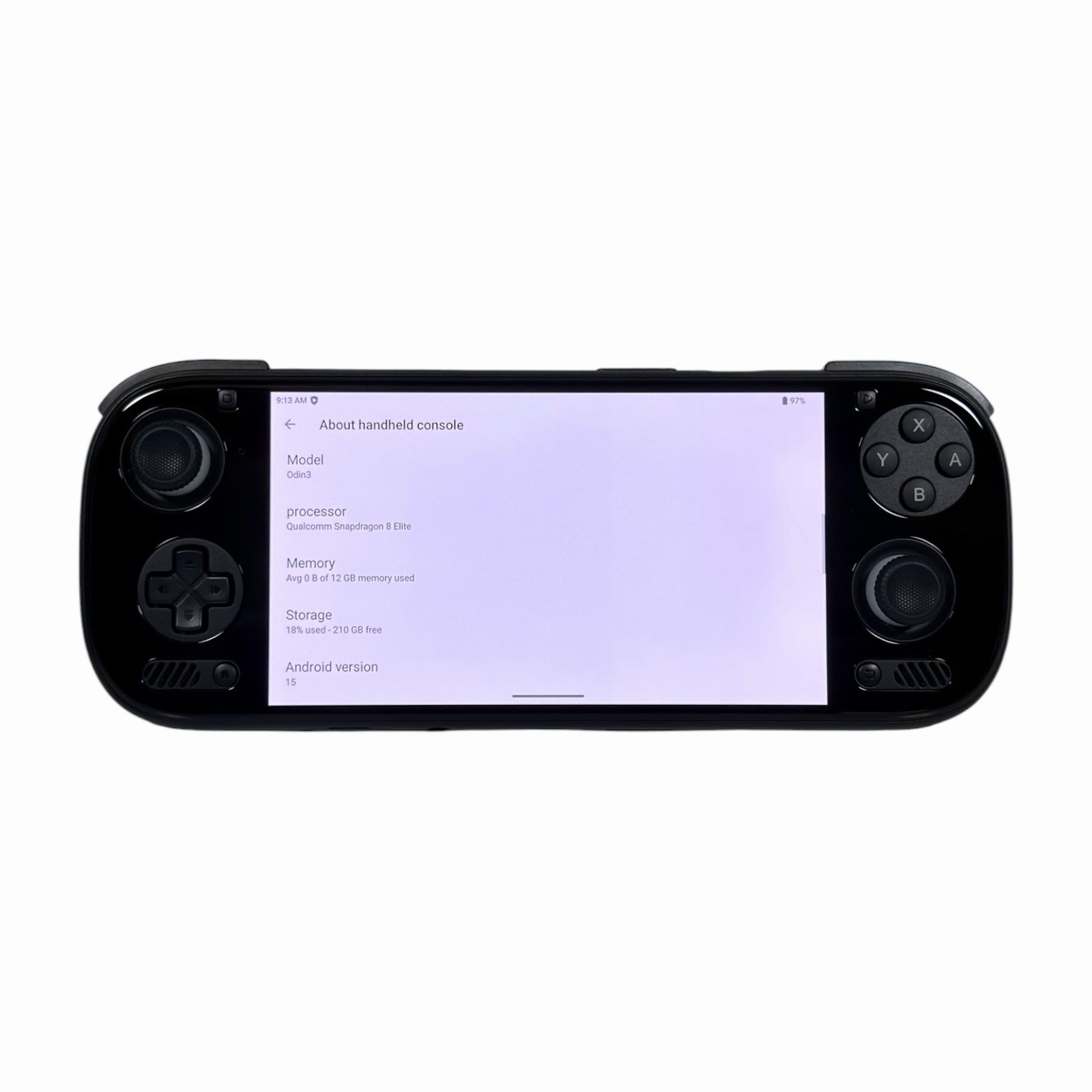 AYN Odin 3 Pro 12GB RAM 256TB Storage Android 15 Handheld Console Black