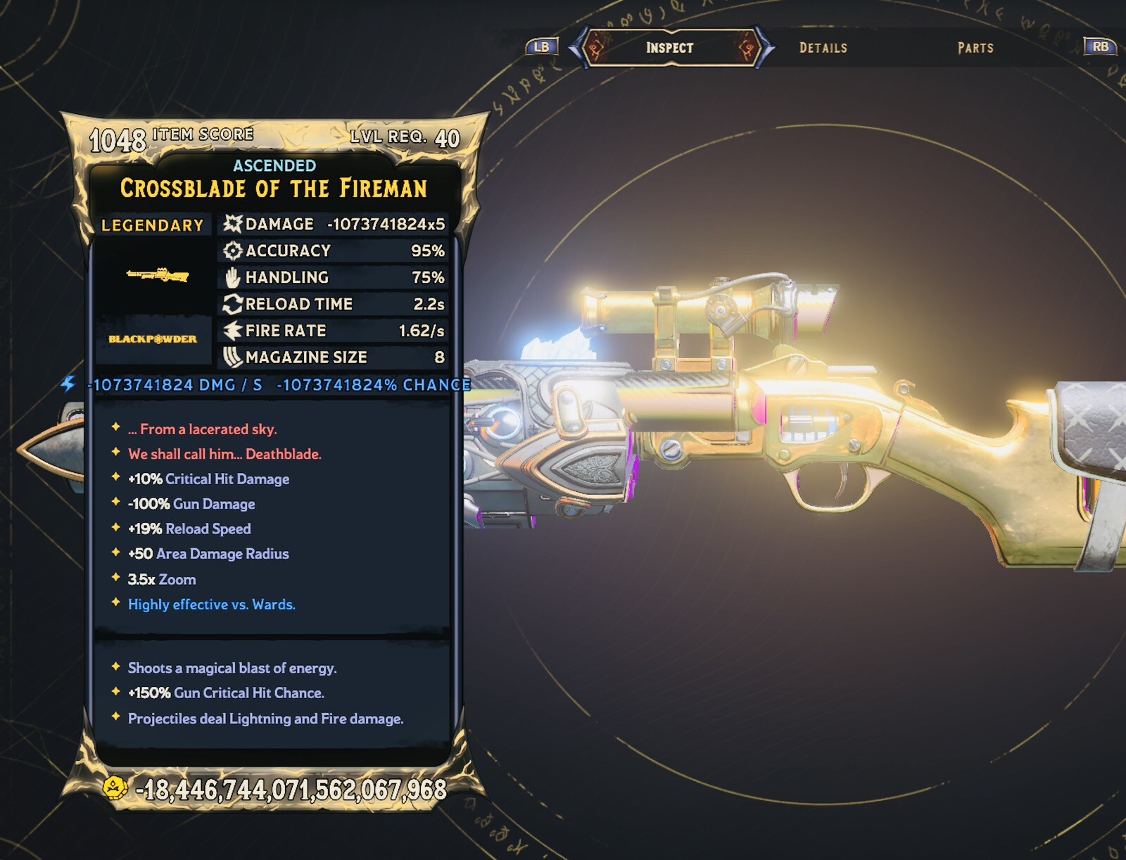 Tiny Tinas Wonderlands Godmode Max Level 40 Modded Items XBOX ONE X/S PS4 PS5 PC