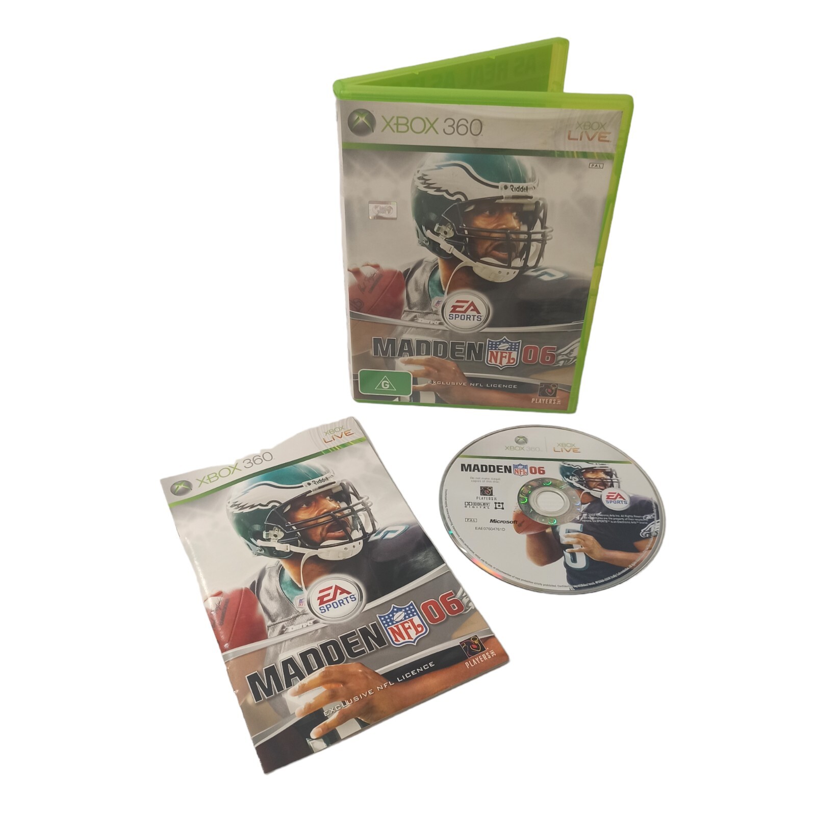 Xbox 360 Microsoft Madden NFL 06 Video Game American Football Sports Gridiron