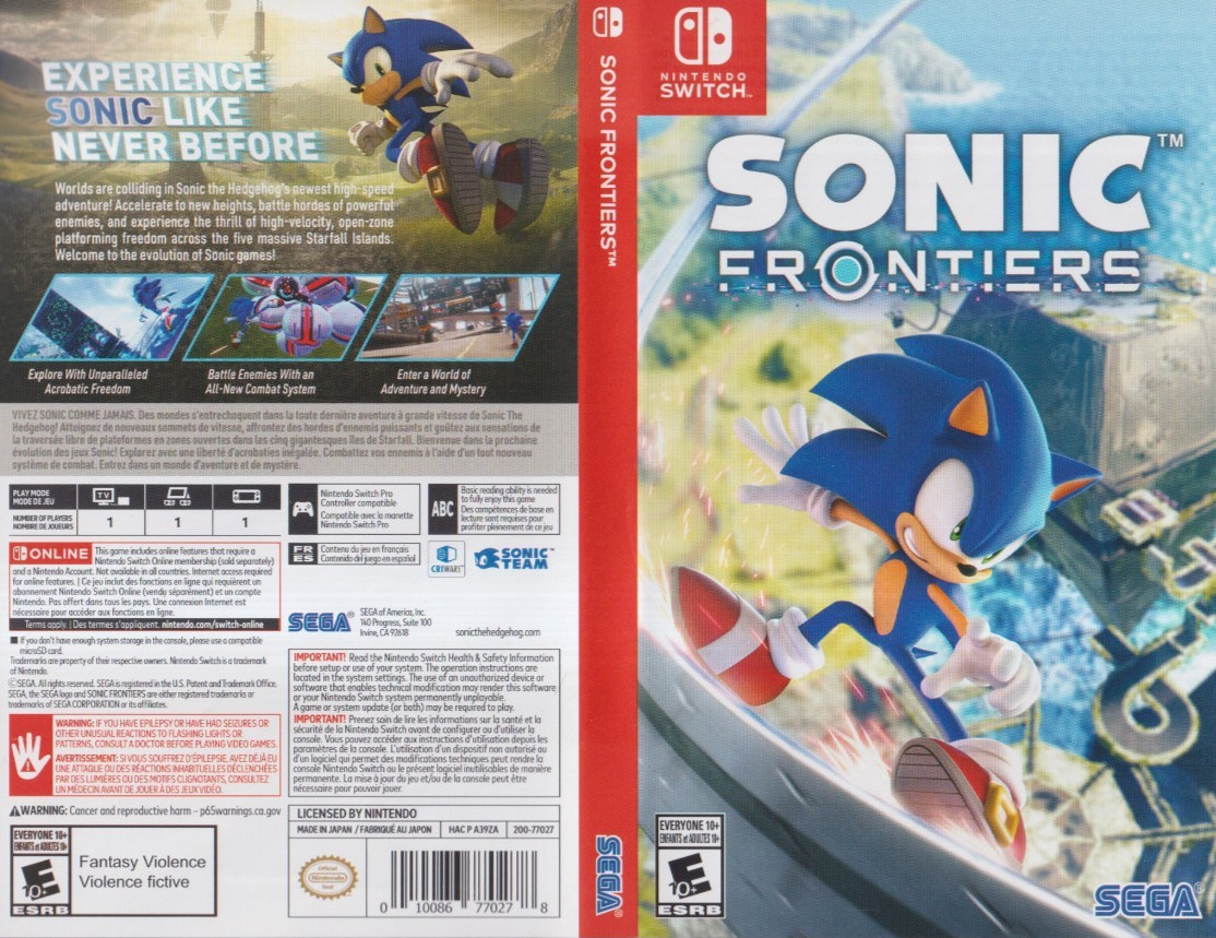 Sonic Frontiers – Nintendo Switch