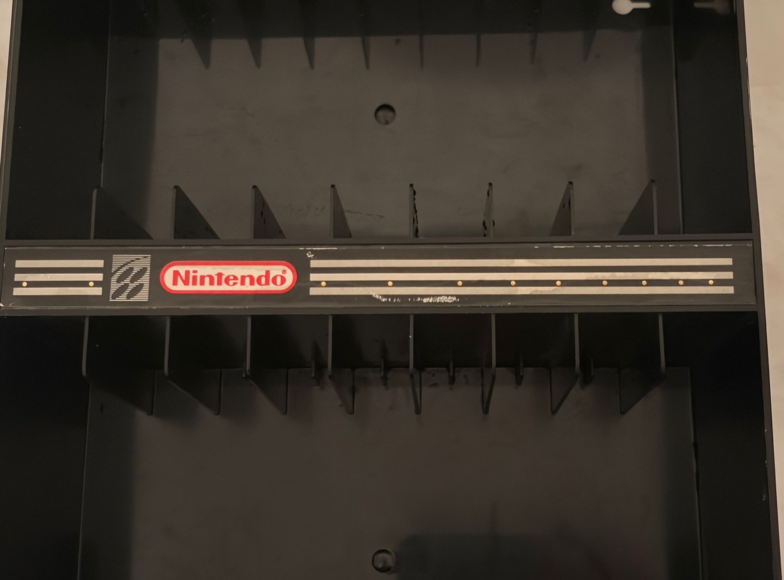 Super Nintendo SNES Game Cartridge Storage Rack Shelf Holder Vintage 1993