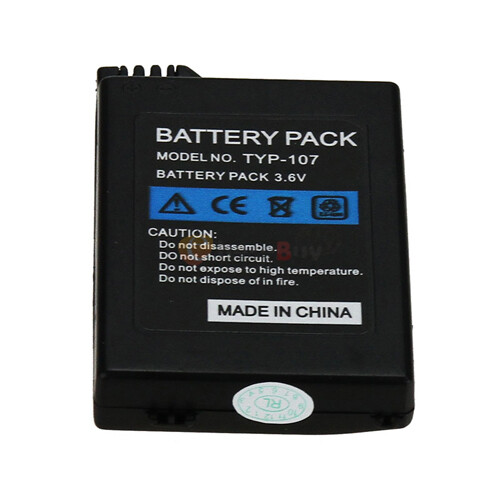 For PSP Slim 2000 3000 2001 Rechargeable Replacement Battery 3600mAh/WallCharger