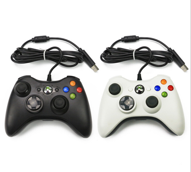 Wired Joystick Controller USB Gamepad for Microsoft Xbox 360 PC Windows 11/10/8
