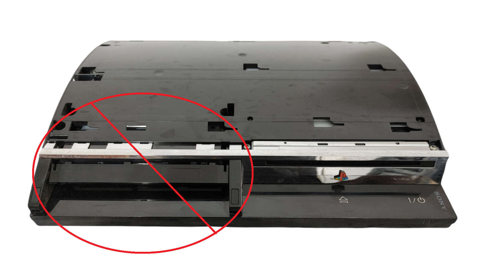 Sony Playstation 3 PS3 Original Top Left Cover for CechG01, H01, K01, L01, P01