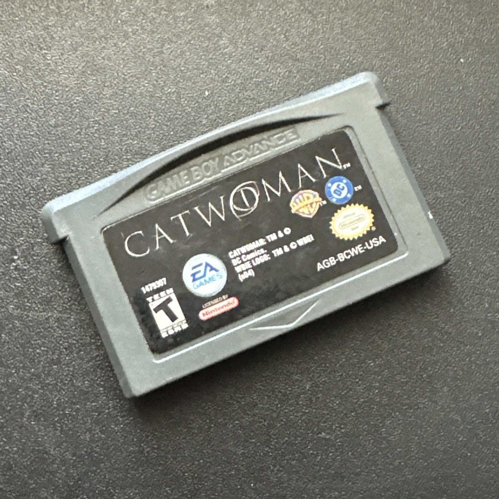 Catwoman DC Comics Nintendo Game Boy Advance 2004 GBA Cartridge Tested Working