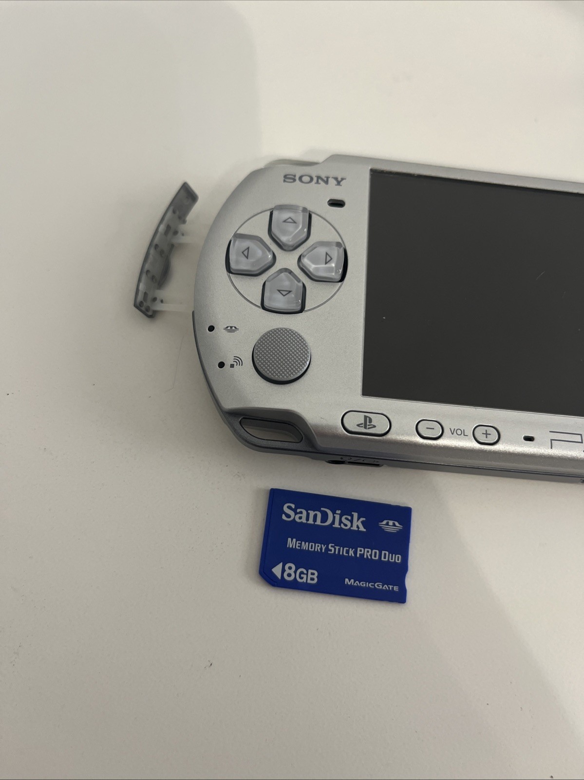 Sony PSP-3000 Portable Mystic Silver Handheld System (Read Description)
