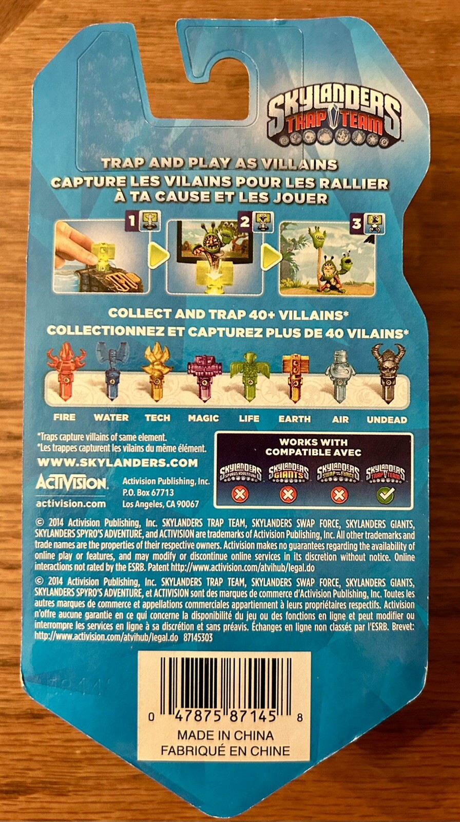 Skylanders Trap Team Undead Axe Trap – Sealed In Box NICE