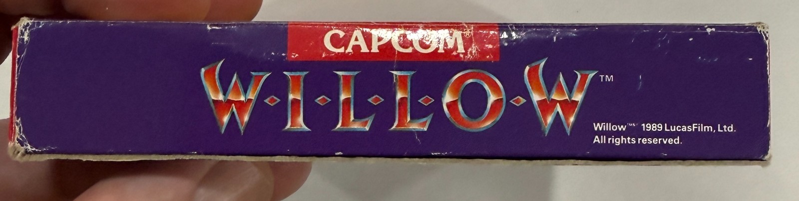 Willow – Nintendo NES – Working – Tested – Box + Foam + Game