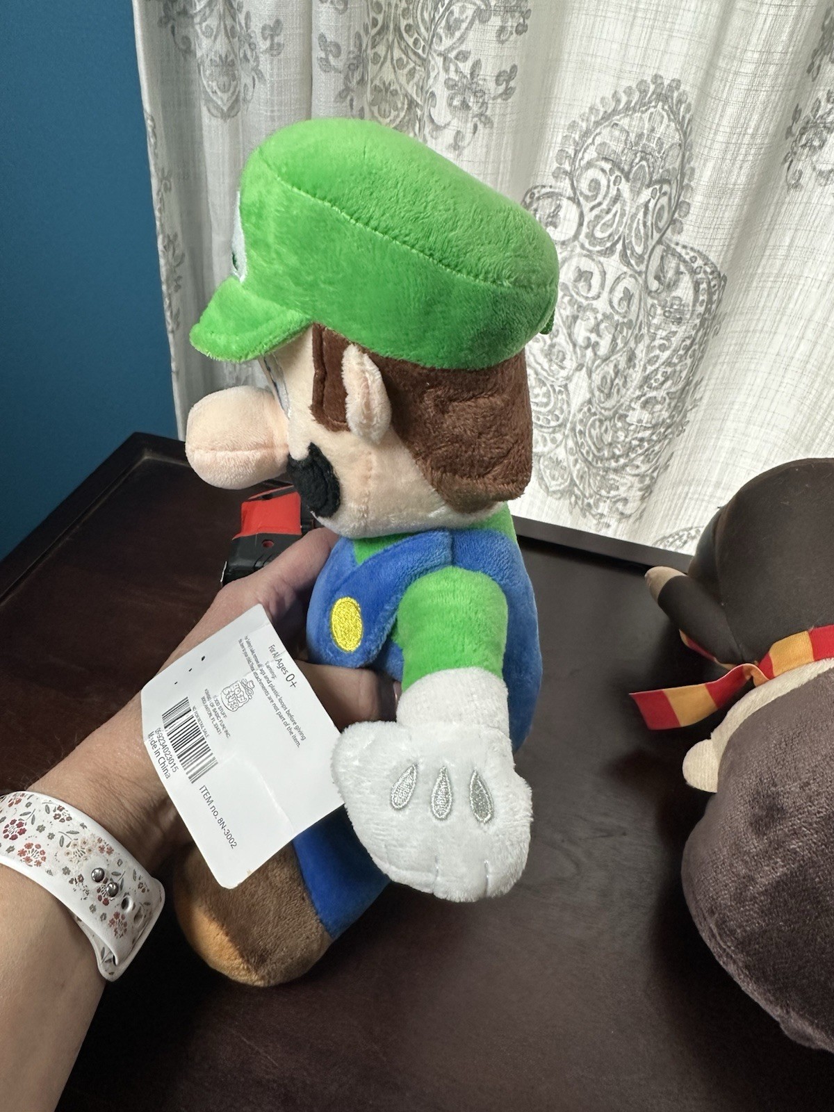 Nintendo Luigi Super Mario Bros. Washable Plush Doll