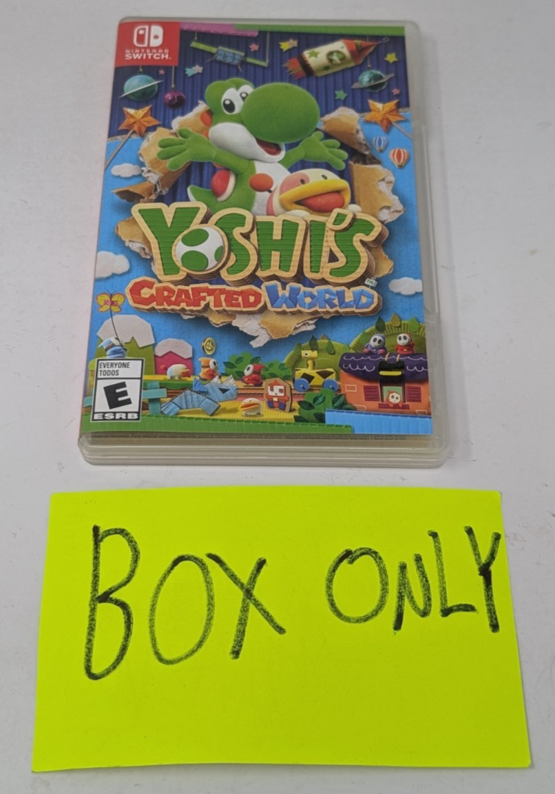 CASE ONLY Yoshi’s Crafted World – Nintendo Switch – EMPTY CASE ONLY