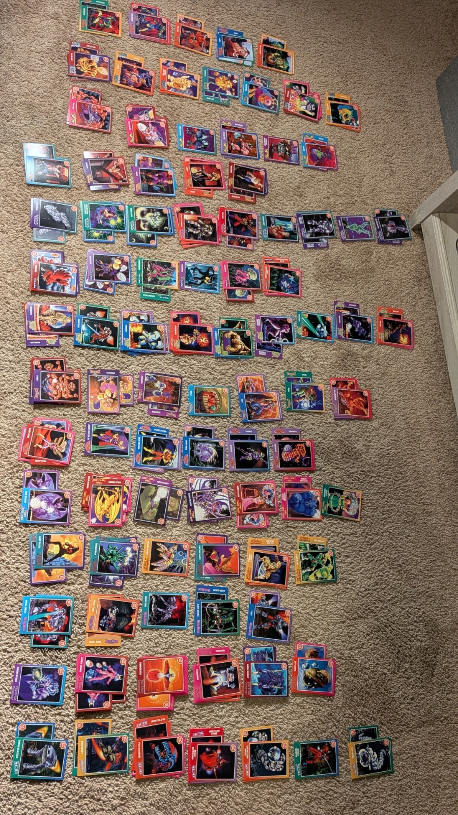 1992 Zap Pax NES NINTENDO Trading Cards. 14oz Of Cards. See Pics For Lot Details