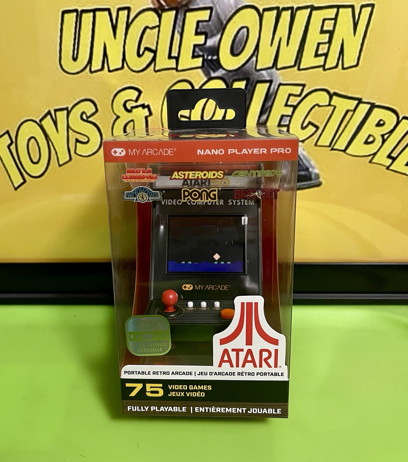 ATARI PORTABLE RETRO Arcade, 75 Video Games. MY ARCADE. New!