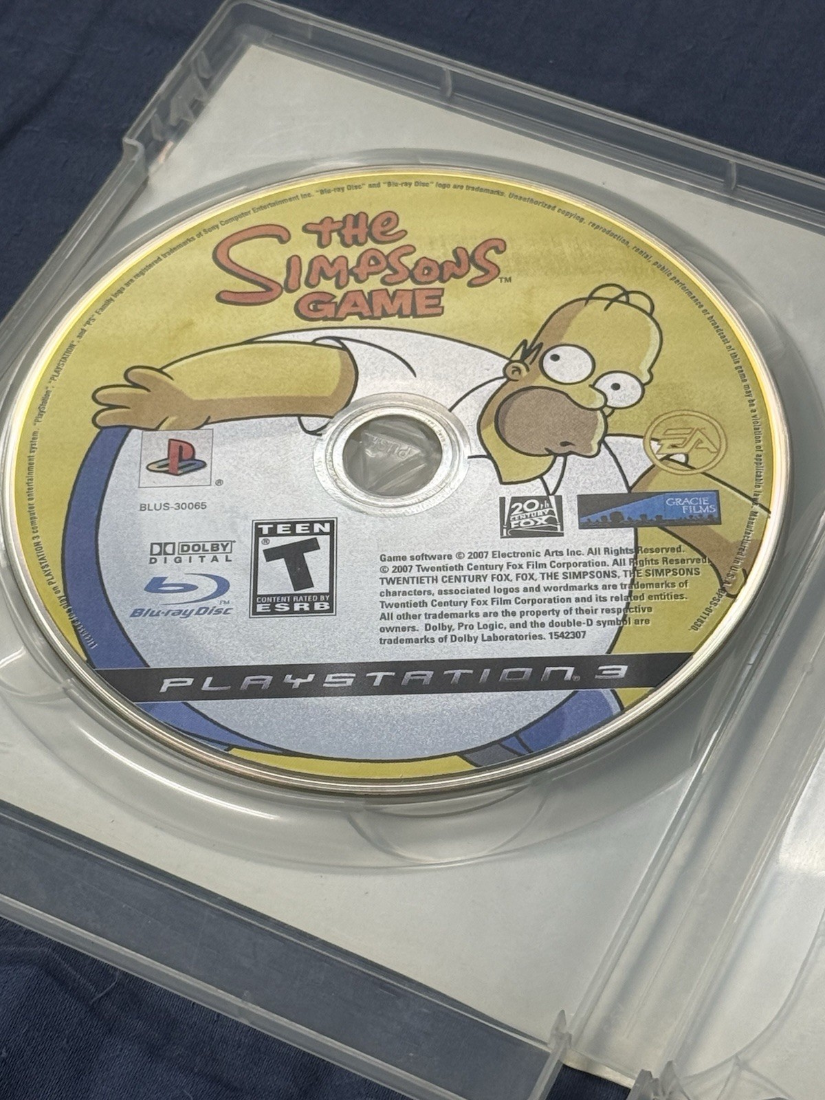 The Simpsons Game (Sony PlayStation 3, 2007) Missing Manual