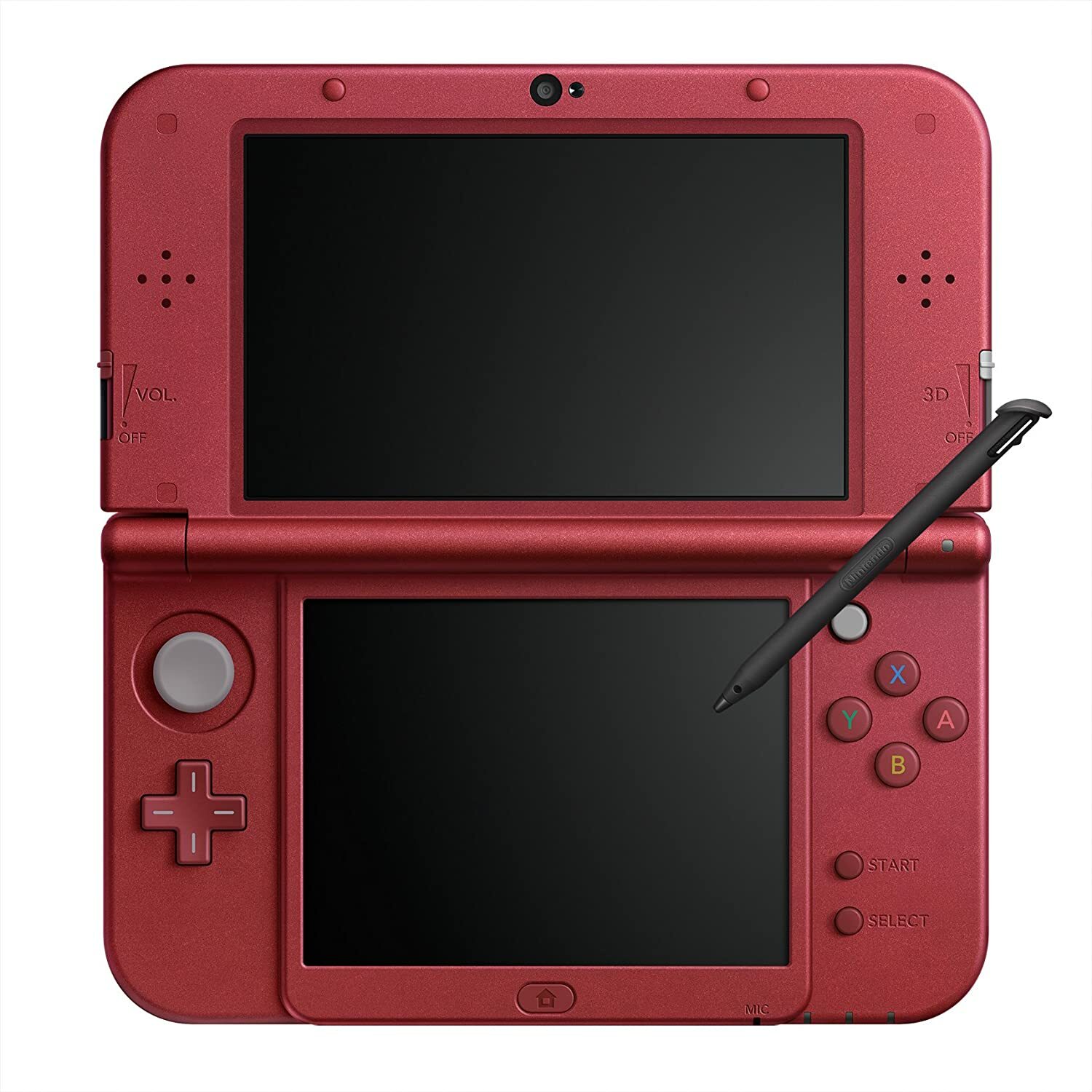 USED Japanese New Nintendo 3DS XL LL METALLIC RED only console RED-001