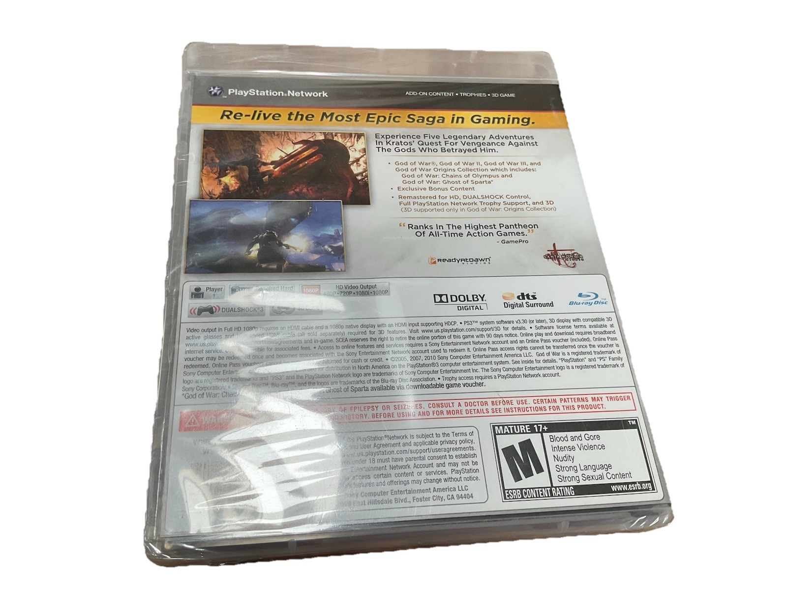 God Of War Saga – PS3 – Brand New | Factory Sealed