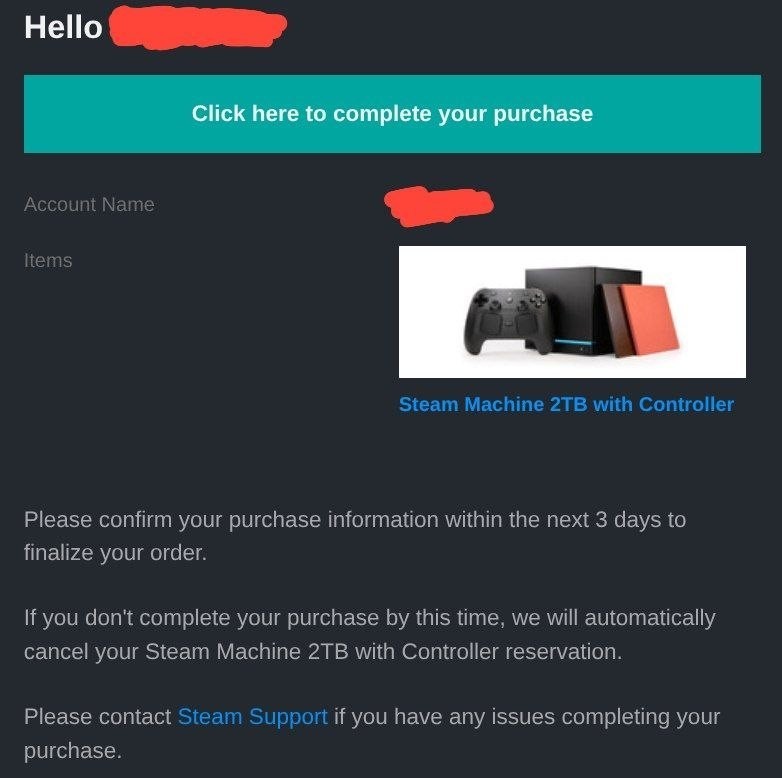 Valve Steam Machine 2TB with Steam Controller
