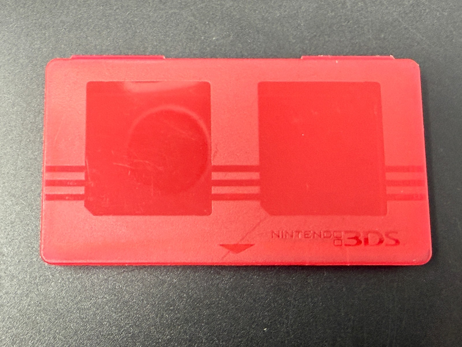 Official Nintendo 3DS 2-in-1 Game Cartridge Case/Holder [Red] *USED*