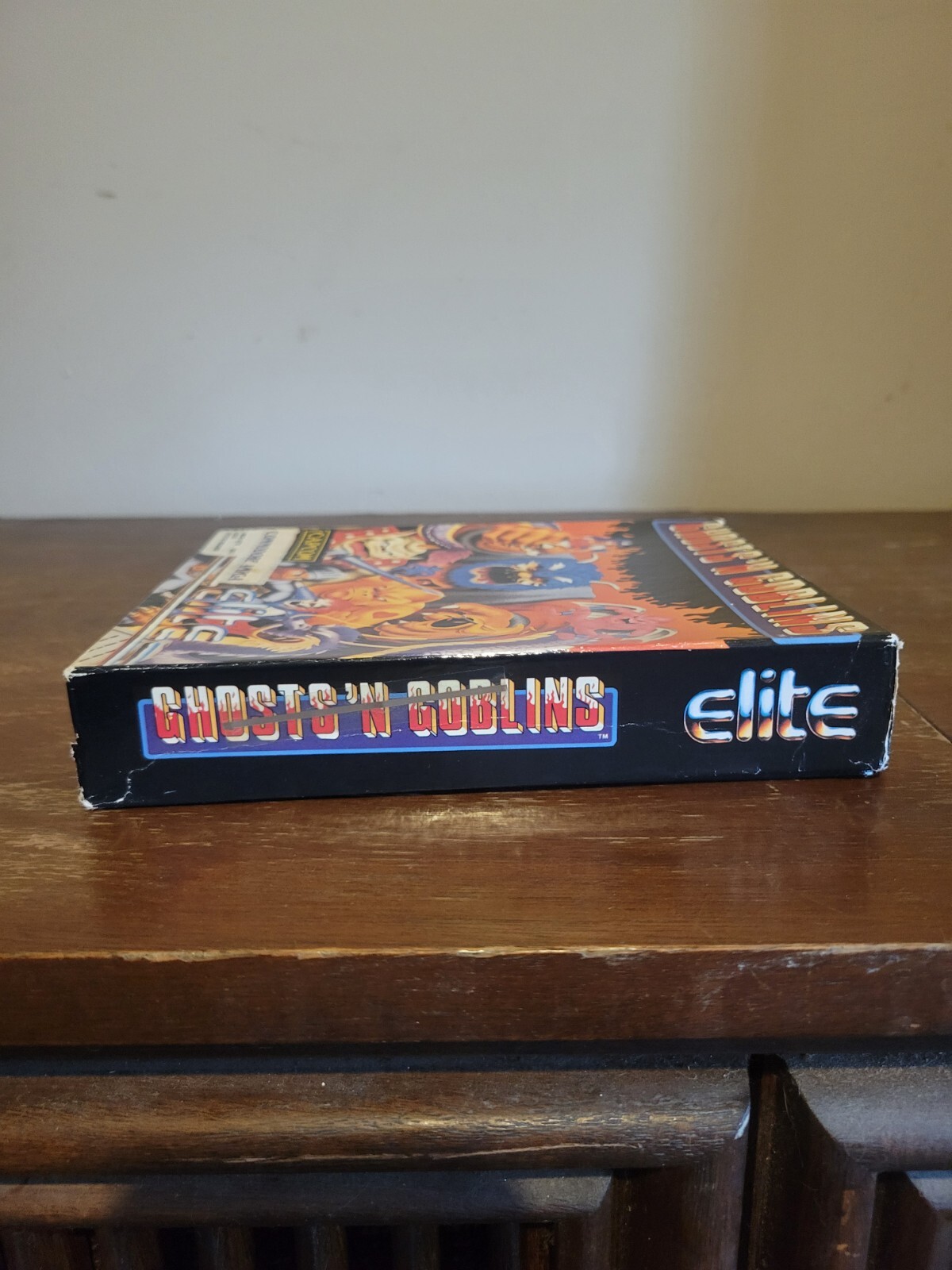 Vintage Ghosts ‘N Goblins Commodore Amiga Elite Big Box CIB Rare Capcom 1990