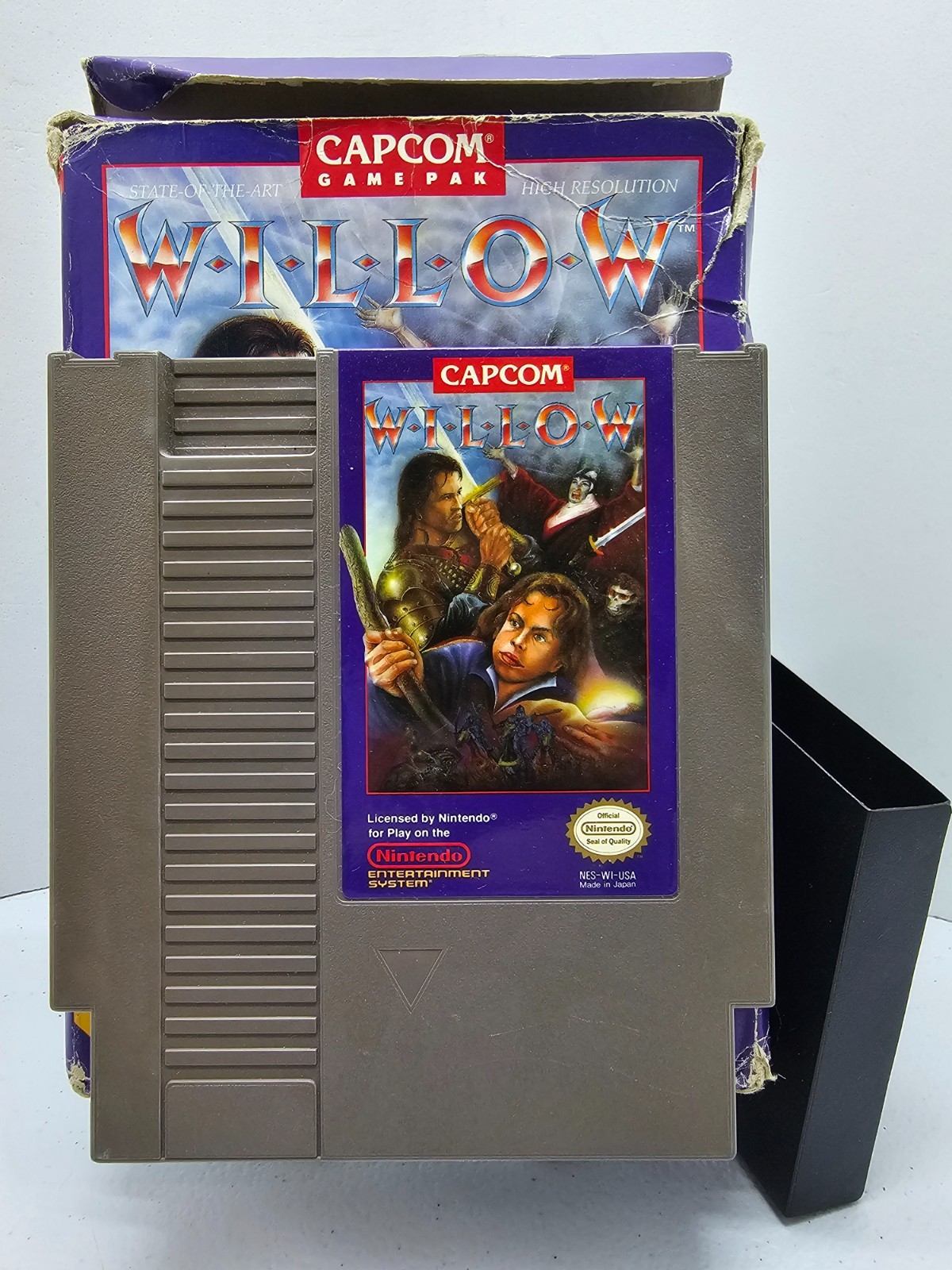 Willow (Nintendo Entertainment System, NES 1989) Box & Game. Cleaned & Tested