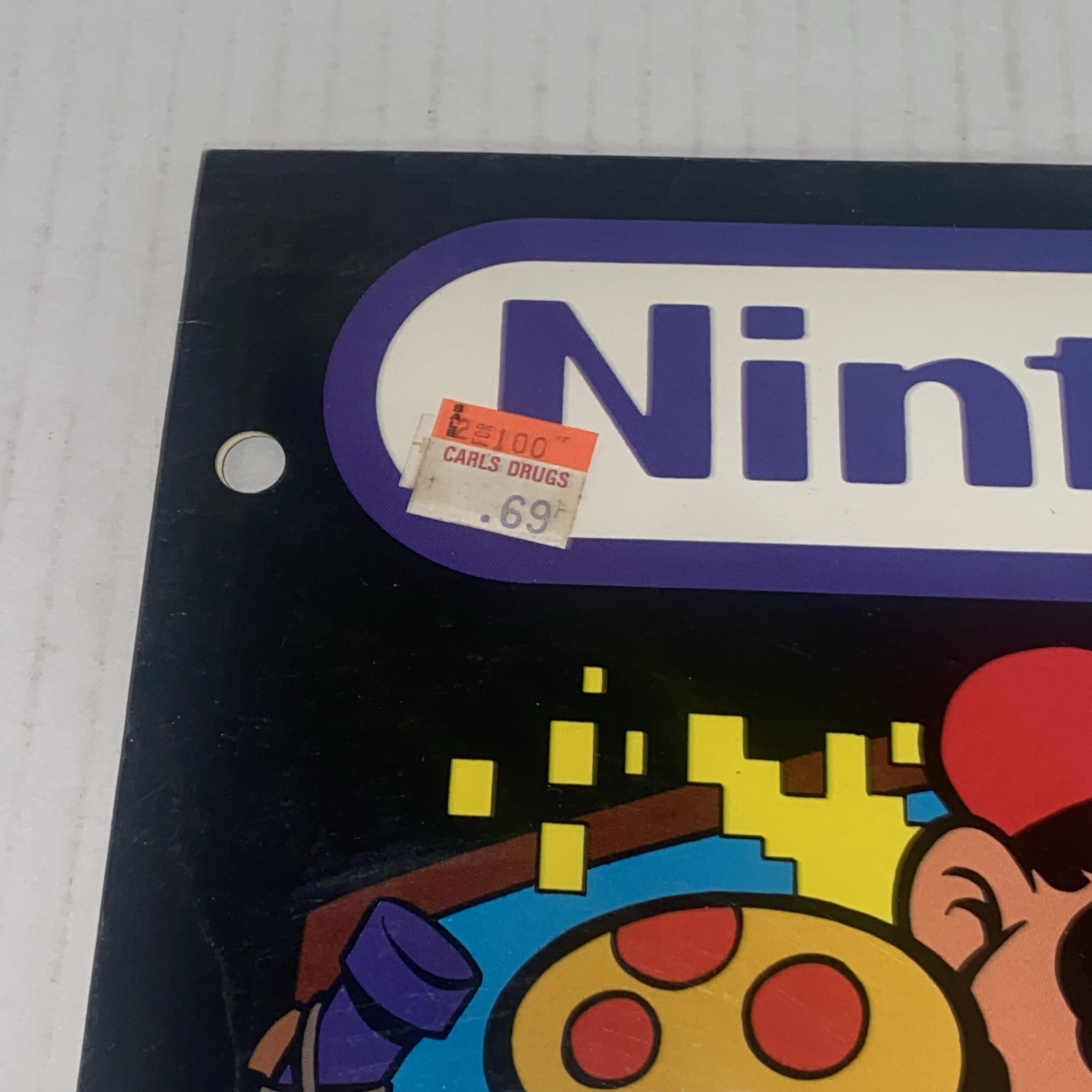 Vintage Nintendo Power 3 Hole School Pocket Folder Super Mario 1988 New