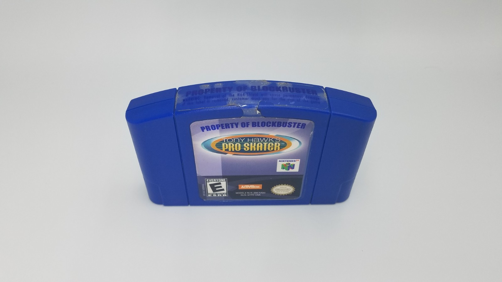 Tony Hawk’s Pro Skater N64 Authentic BLOCKBUSTER Ex Rental Collectable WOW