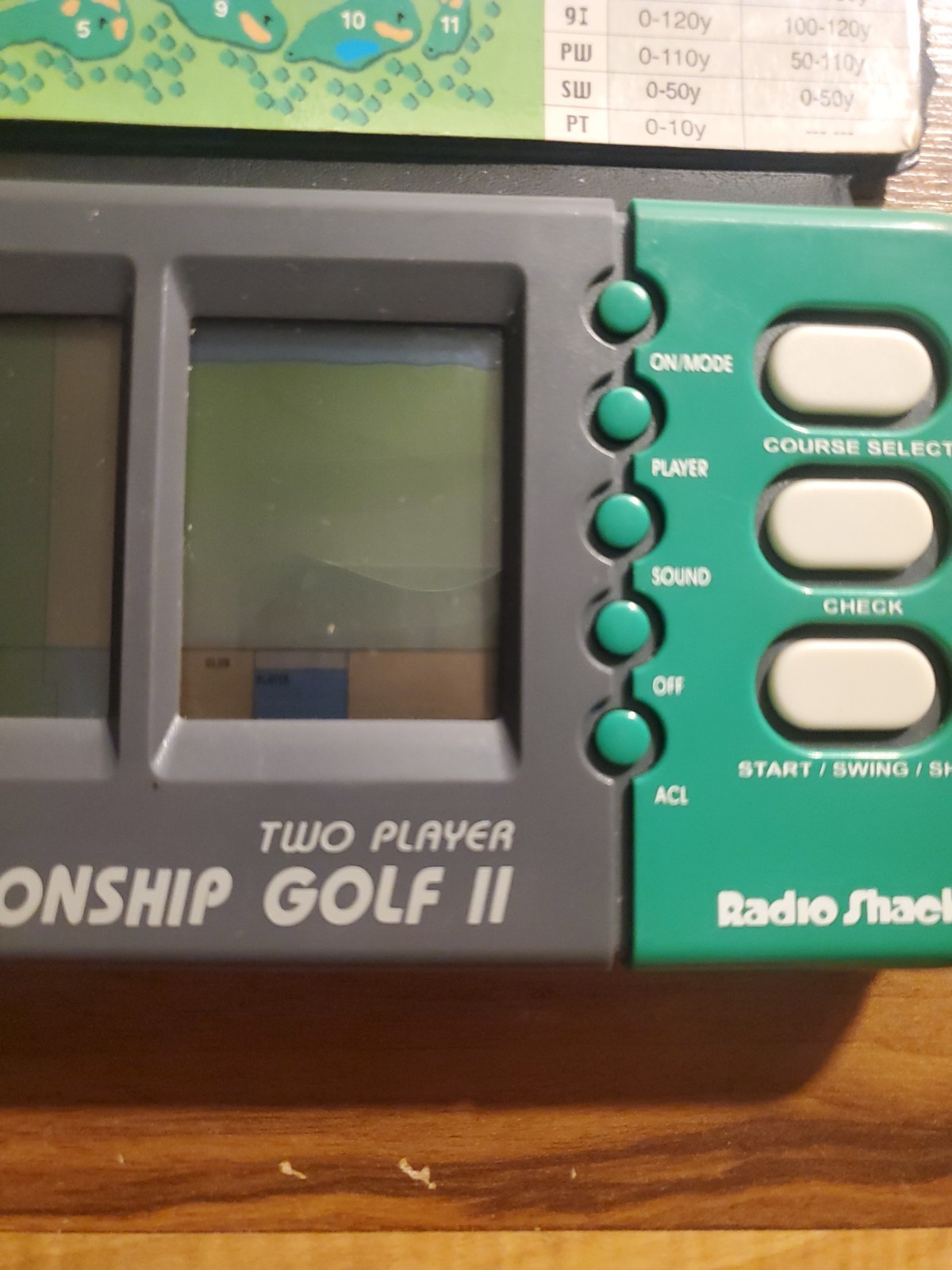 Radio Shack Championship Golf II 2 Handheld Electronic Game Tested Working