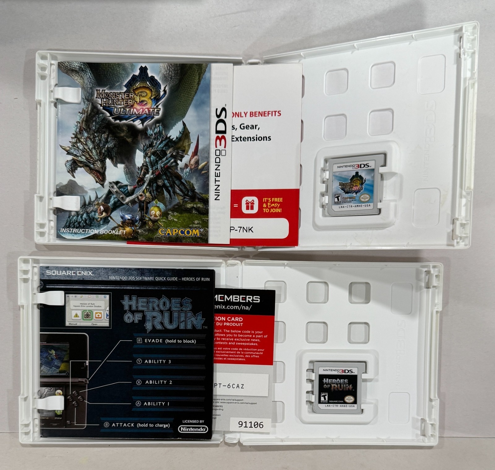 Nintendo 3DS – 7 Game Lot – Sonic Boom Fire & Ice, Batman Arkham Origins, MH3