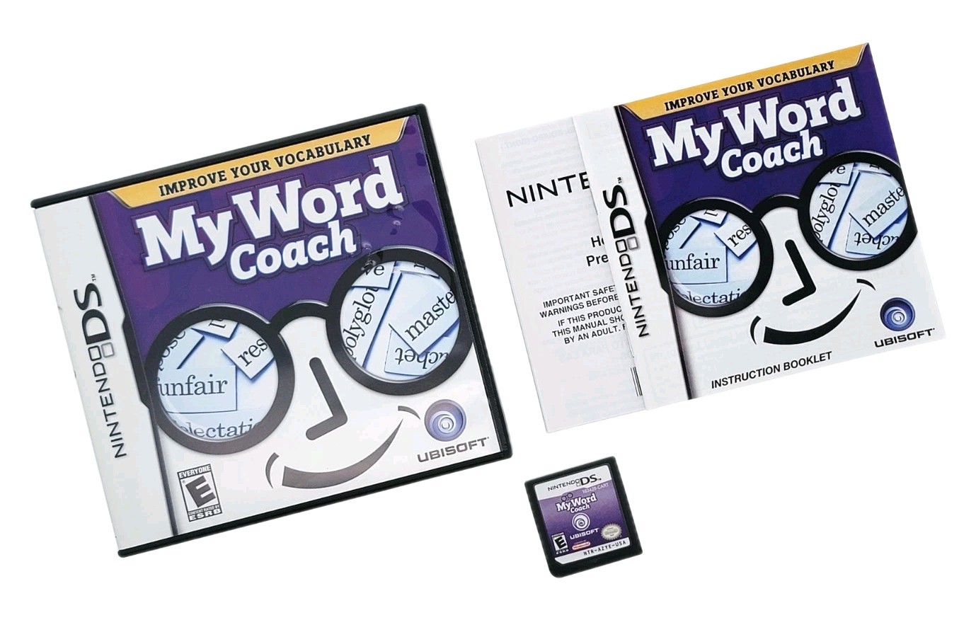 My Word Coach (Nintendo DS, 2007) Video Game Complete With Manuals CIB -C