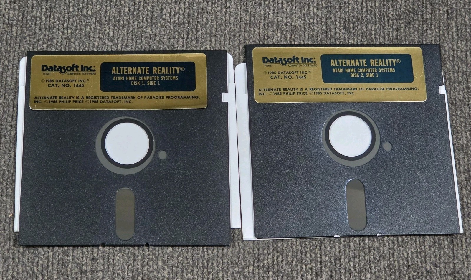 Alternate Reality The City Atari 400 800 1200XL Complete In Box Disk Game TESTED