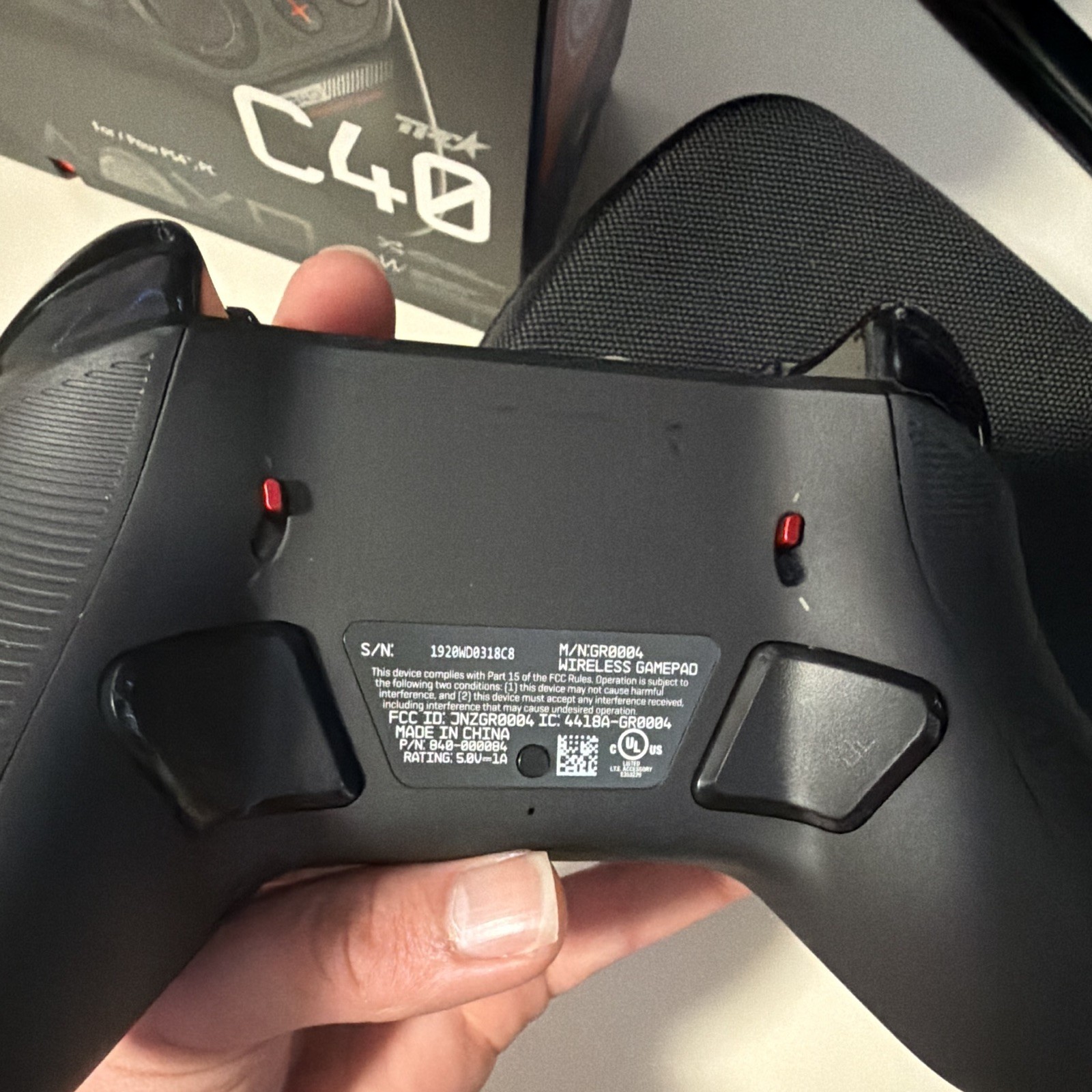Astro C40 TR Wireless Controller for PS4 & PC Black w/ Case & Box