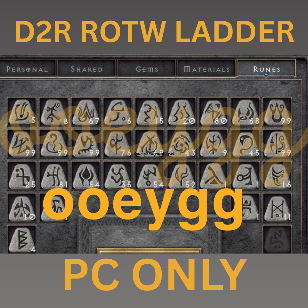 Diablo 2 Resurrected D2R Reign of the Warlock Runes Items Season 13 Ladder