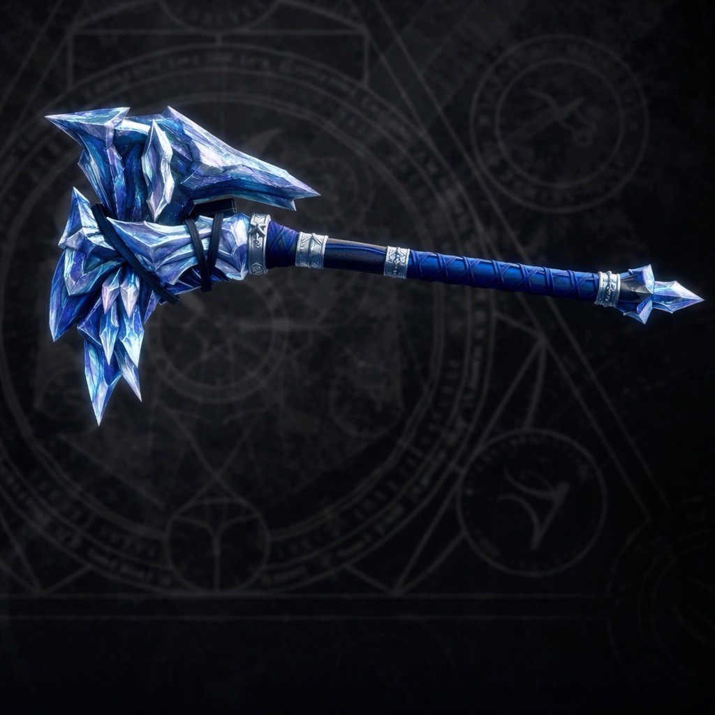 NEVERWINTER MMORPG⭐2013 LEGACY TRANSMUTE BLACK ICE AXE ⭐In-Game Content XBOX AD