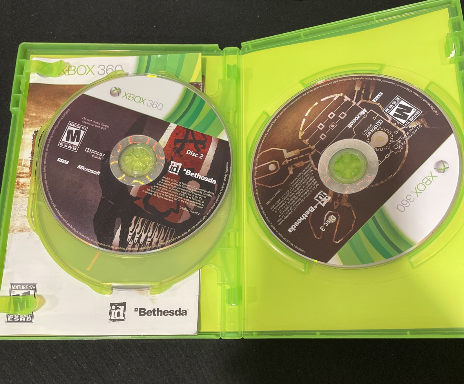 Rage (Microsoft Xbox 360, 2011) Complete Tested Working