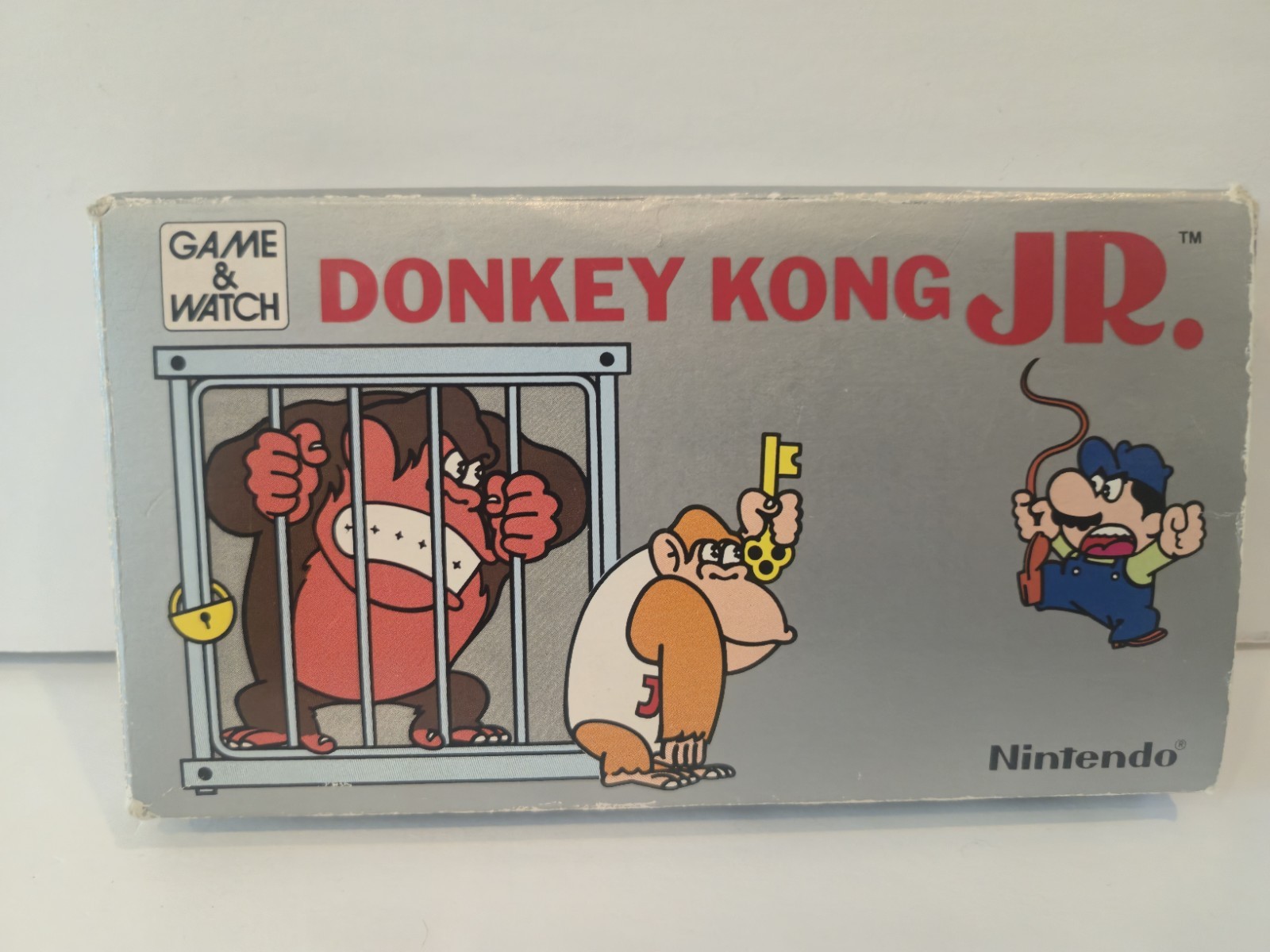 Donkey Kong Jr. Game & Watch (1982) – Complete in Box – 100% Original – Used