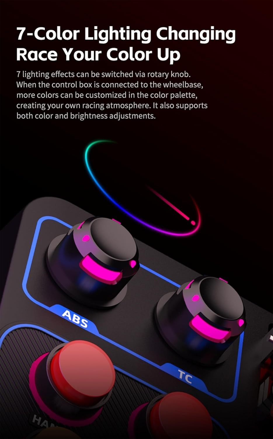 CB1 Racing Button Box PC USB Simulation Racing Instrument Center Control But