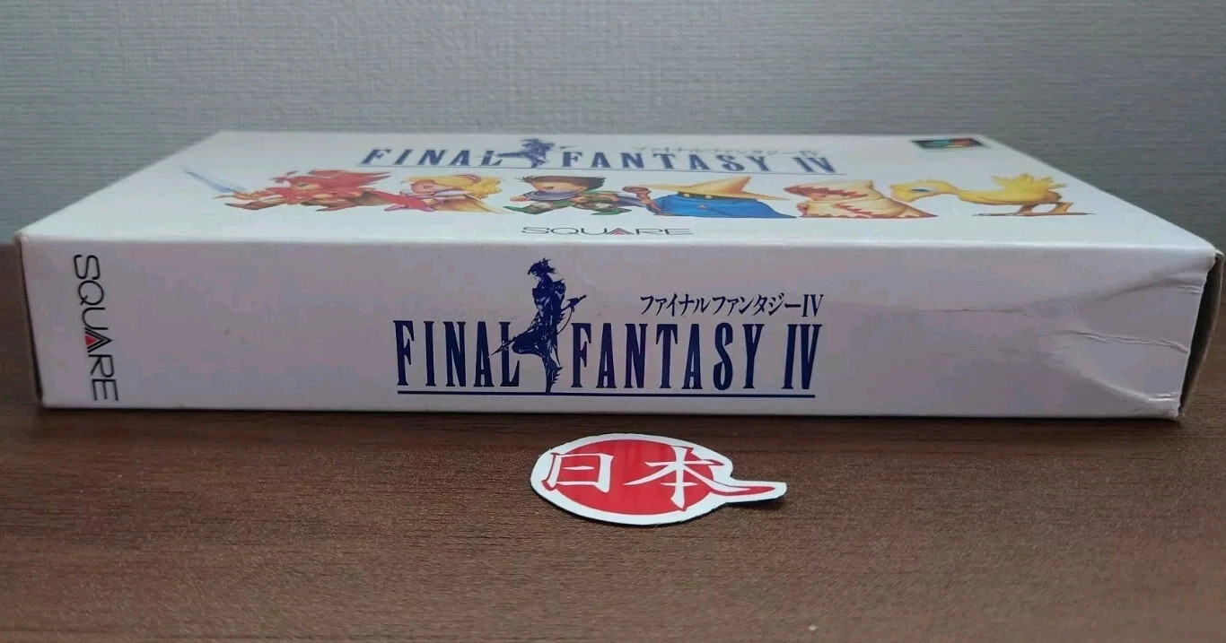 Final Fantasy IV FF4 Super Nintendo SNES Super Famicom + MANUAL FREE SHIPPING