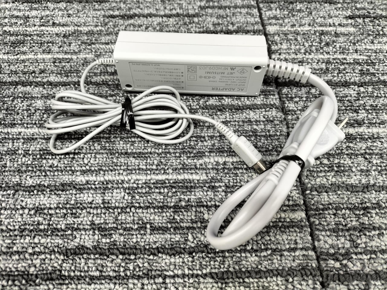 Power Cable Insulation Damage WIIU Console Model Number WUP 001 NINTENDO