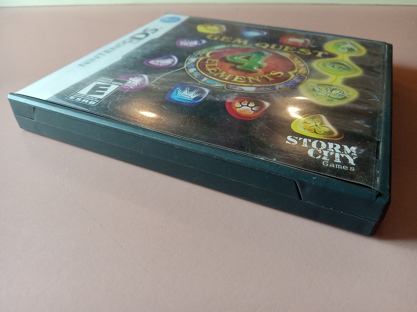 Gem Quest: 4 Elements (Nintendo DS) Authentic Game Cartridge Cib Tested