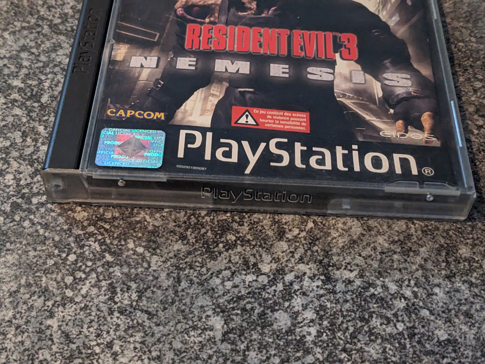 Resident Evil 3 Nemesis (1999) PS1 NTSC 📀 (European French Language Back Cover)