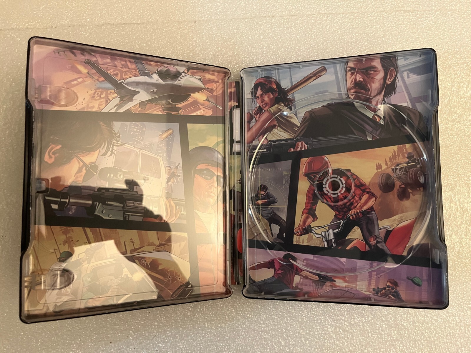 Grand Theft Auto: V Custom-Made G2 Steelbook Case PS4/PS5/XBOX (NO GAME) V2